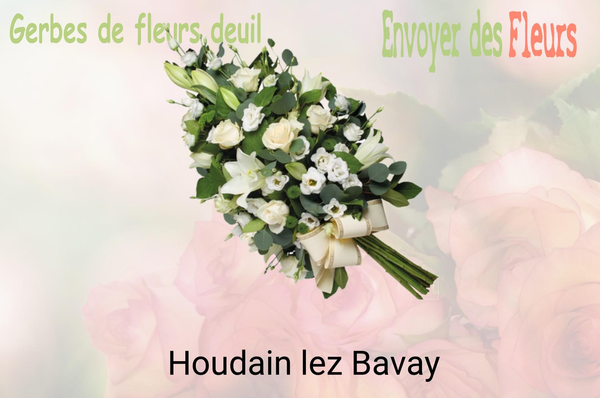 Gerbe de fleurs de deuil livrée à Houdain-lez-Bavay
